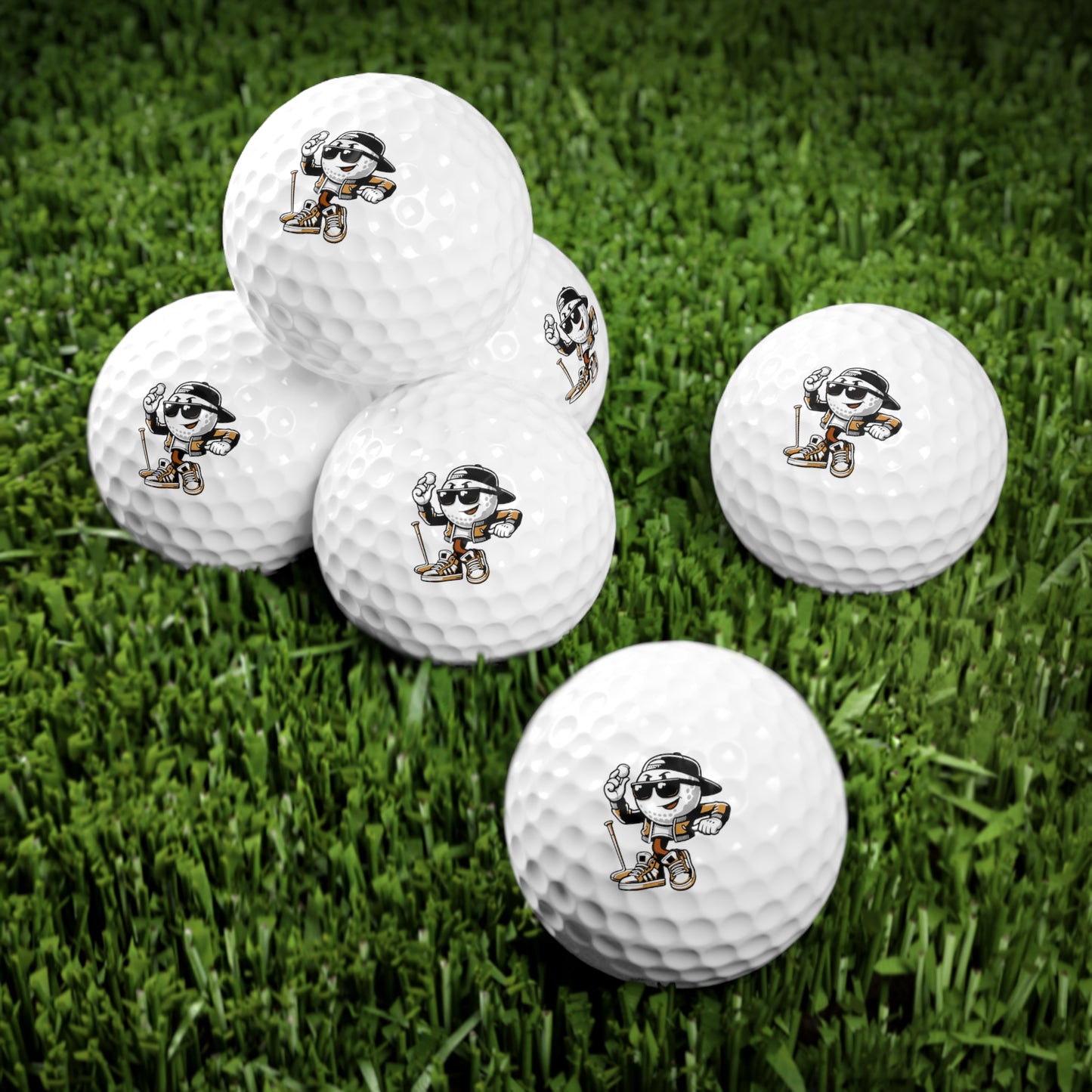 Petey Par Logo Golf Balls – 6-Pack