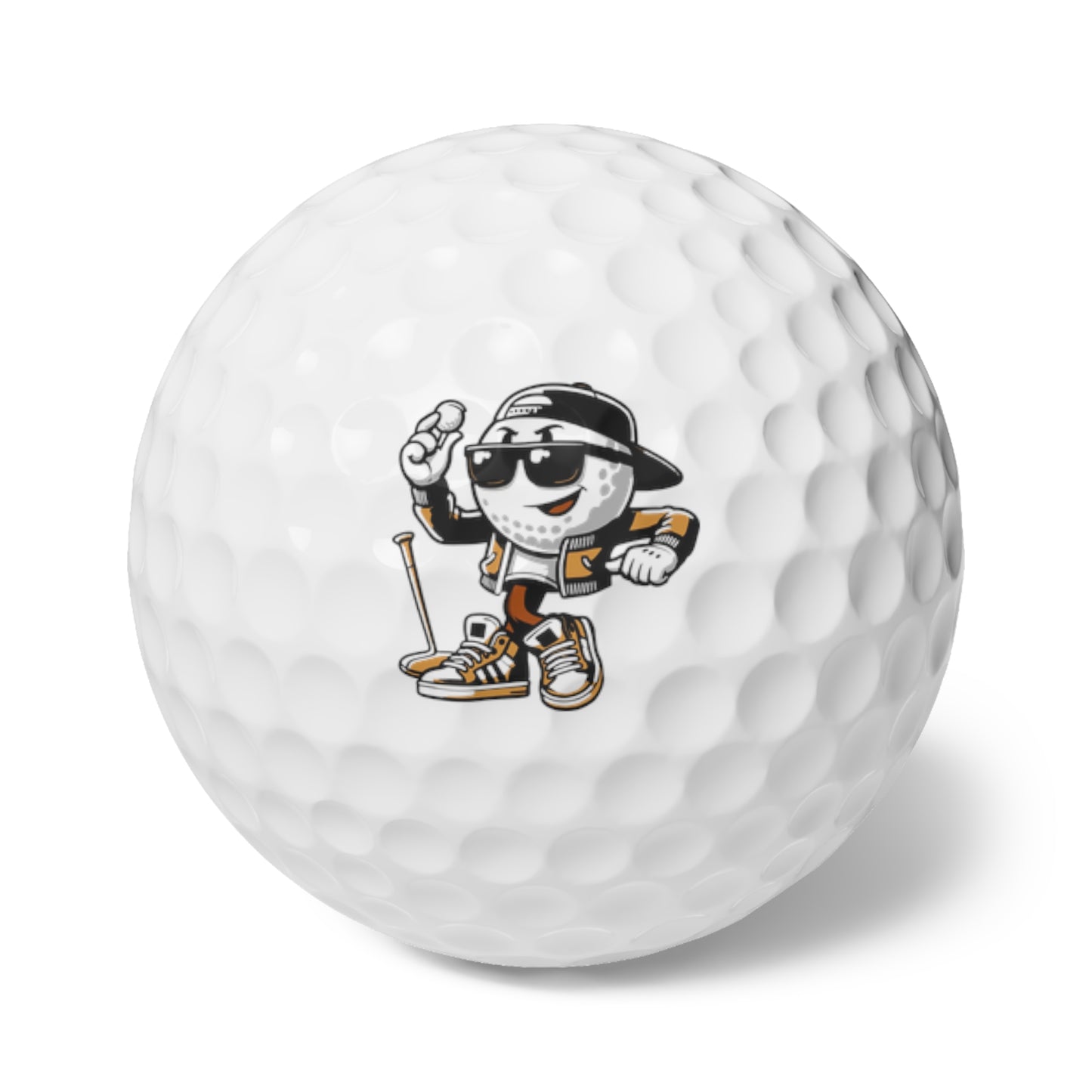 Petey Par Logo Golf Balls – 6-Pack